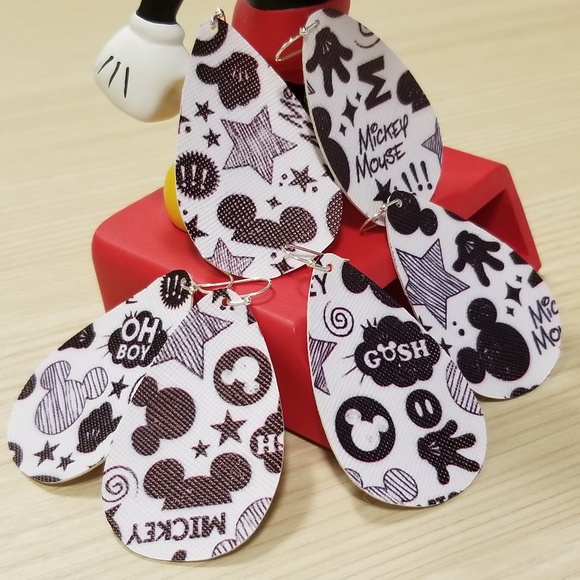 HANDMADE Mouse parts printed earrings! - Picture 5 of 5